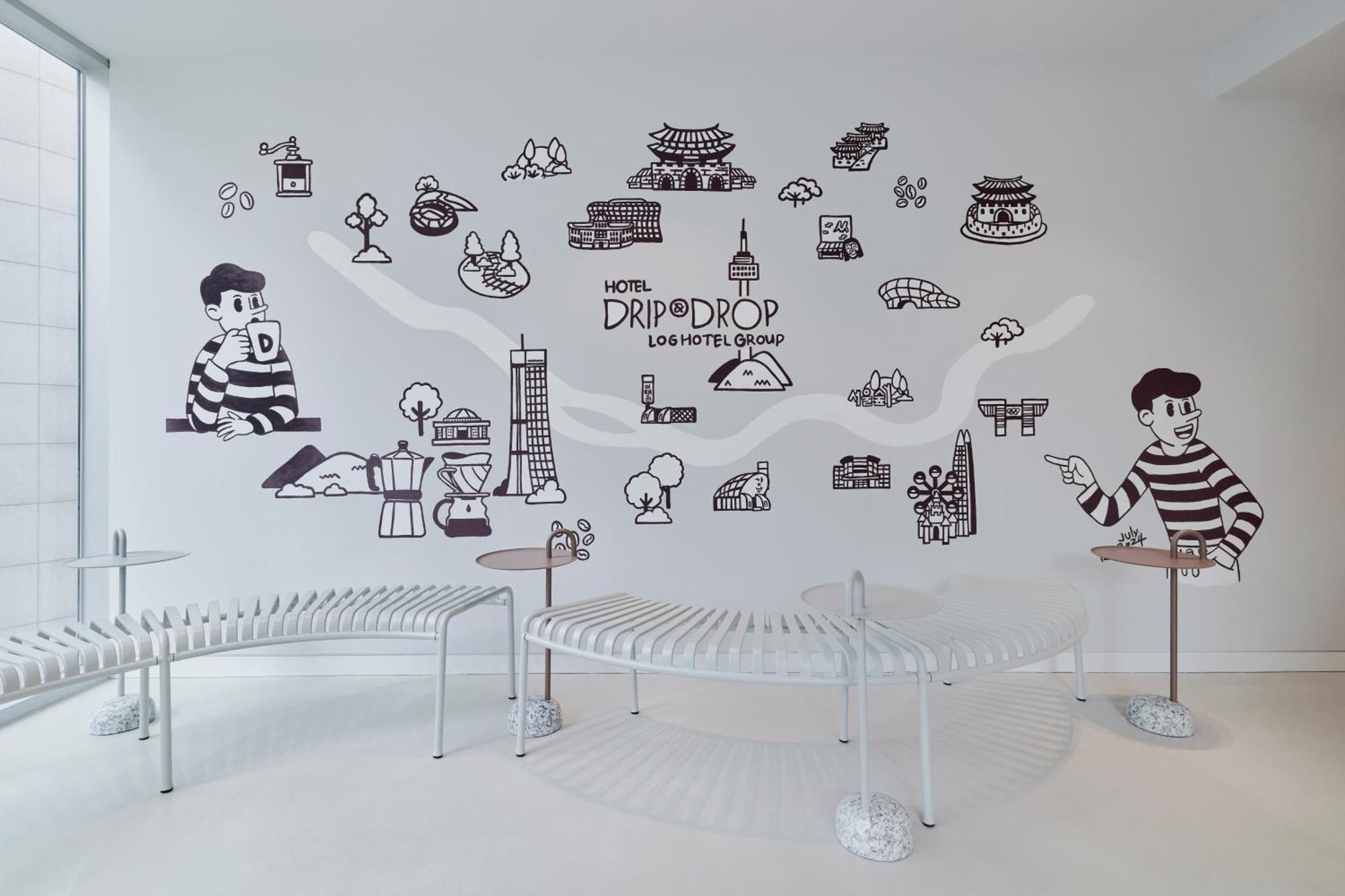 Hotel Drip&Drop, Myeongdong Сеул Экстерьер фото